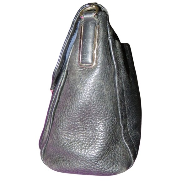 Coach 2013 Sadie Madison Black Leather Turnlock Flap Crossbody Bag 26624 - Picture 3 of 11